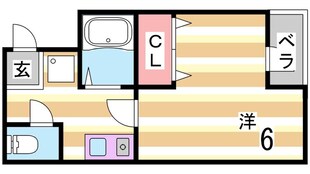 神戸駅 徒歩4分 6階の物件間取画像